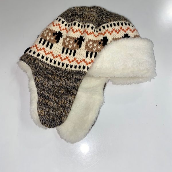 Ram шерстяная шапка-ушанка унисекс из мериносовой шерсти