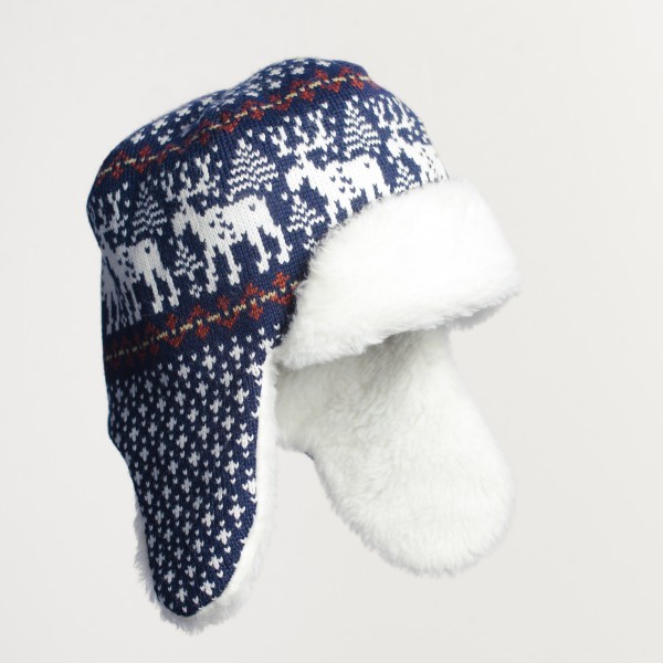 Deer Unisex Pure Merino Wool Bomber Hat