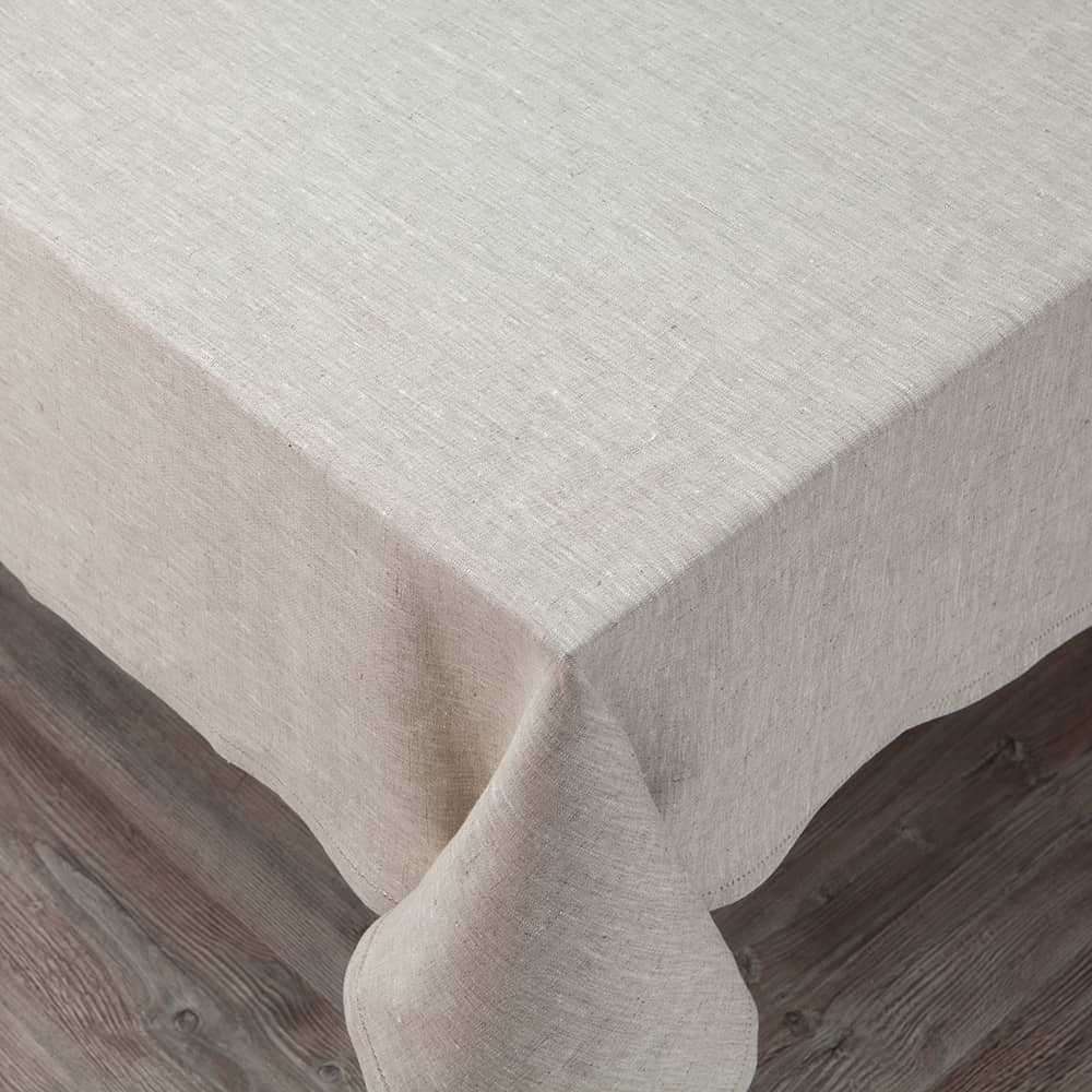 Broderi Natural Linen Tablecloth
