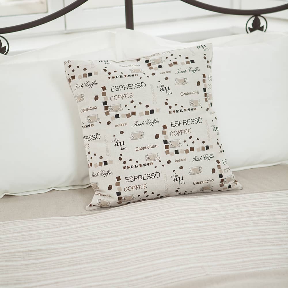 Margo Coffee Print Pillowcase