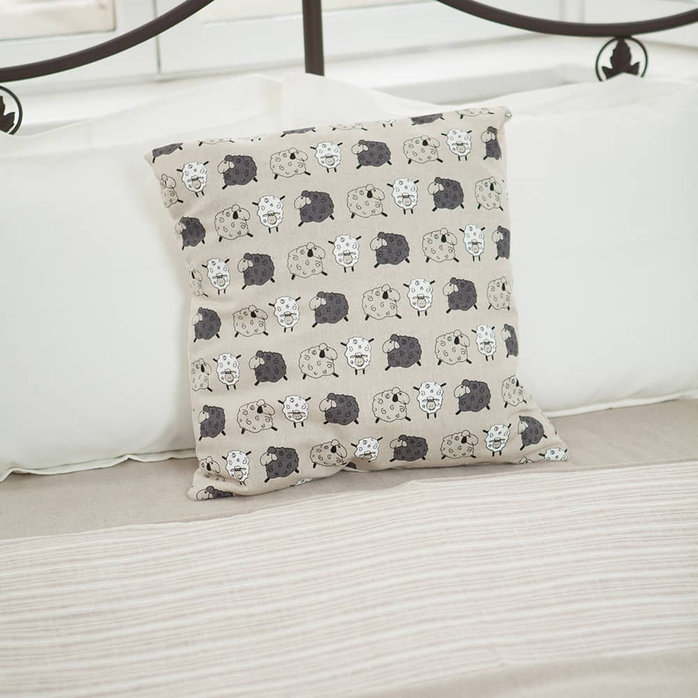 Margo Sheeps Print Pillowcase