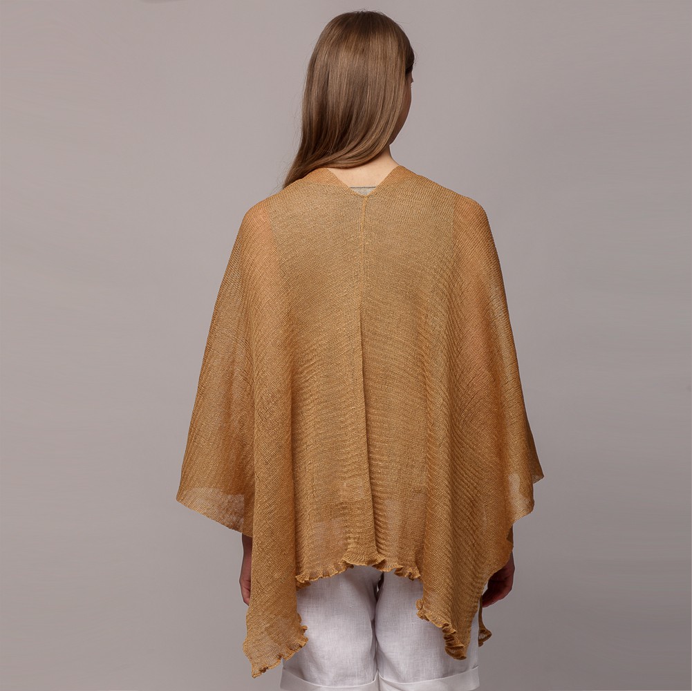 Firenze Pure Linen Poncho – Shop with Veta