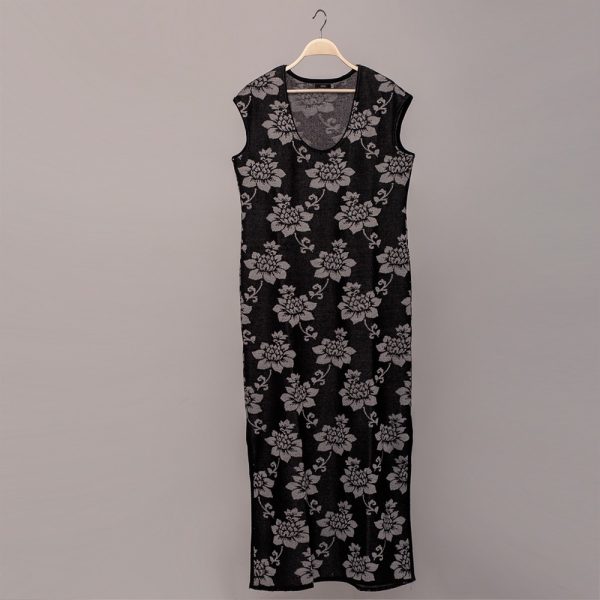 Dylma льняное платье с цветочным принтом черного