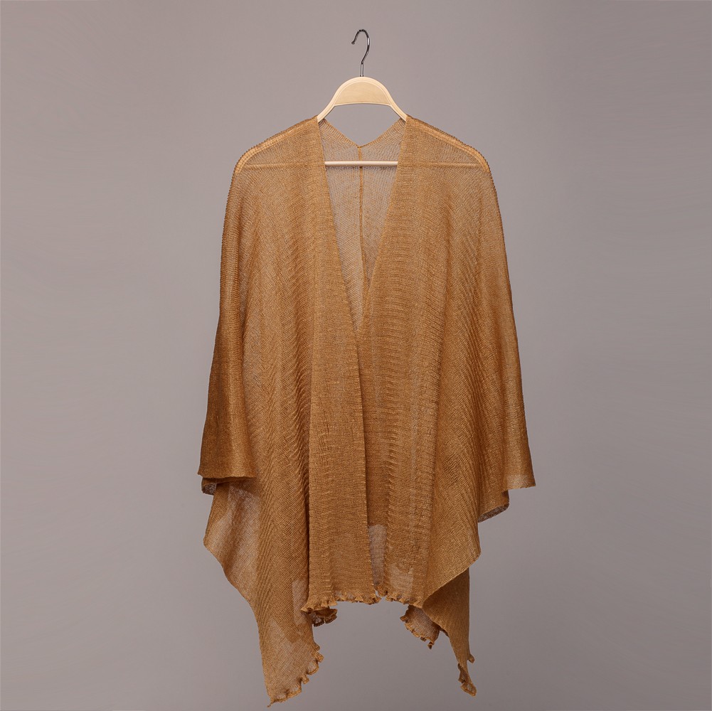 Firenze Pure Linen Poncho – Shop with Veta