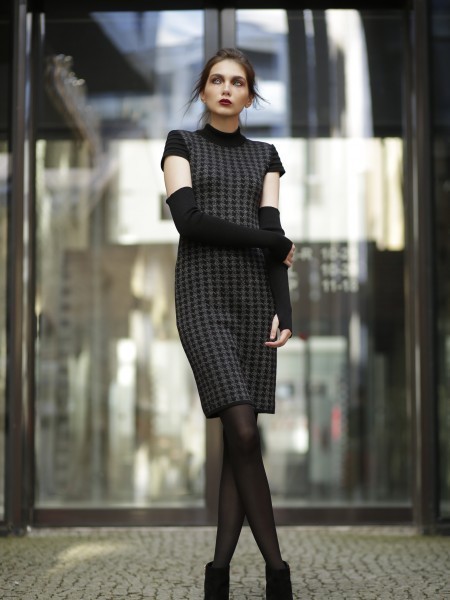Short sleeve knit dress Lynn