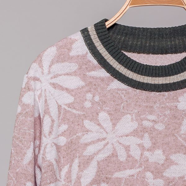 Magaly O-neck light pink pullover