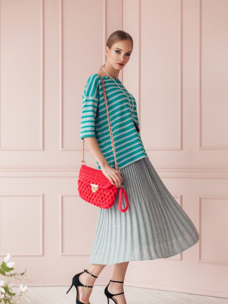 Knitted top Lotta and skirt Meia