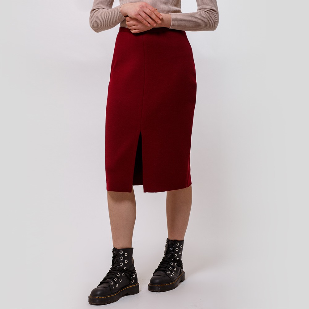Ruta wool knit pencil skirt – Shop with Veta