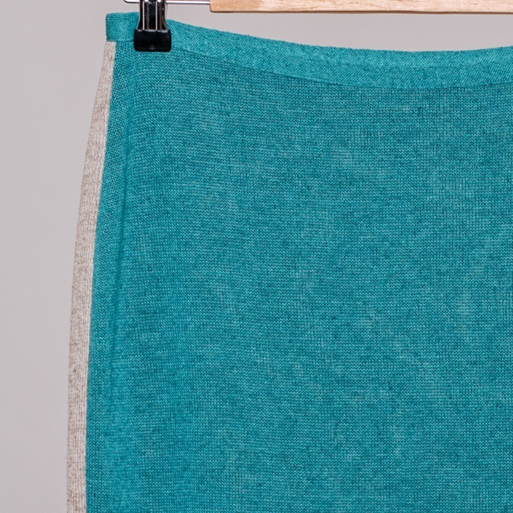 sk106-Jenna-skirt-turquoise-crop Jenna kootud seelik kontrastse küljetriibuga türkiis