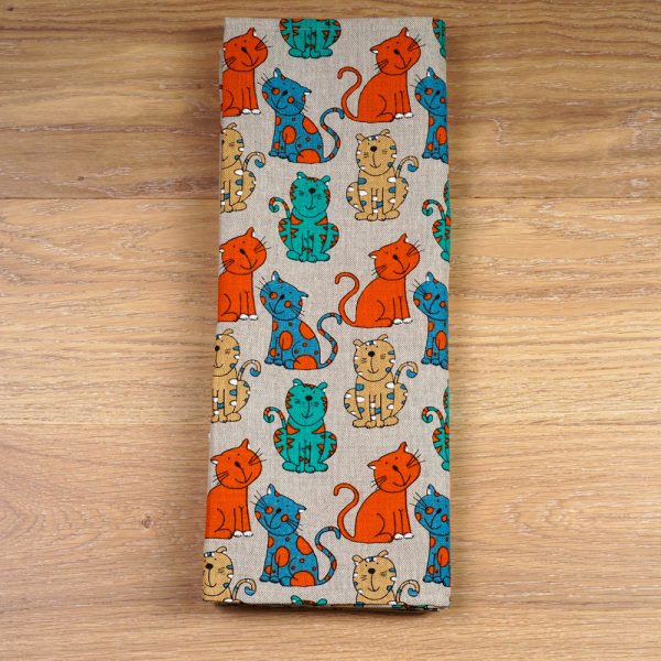 Cats Print Table Runner