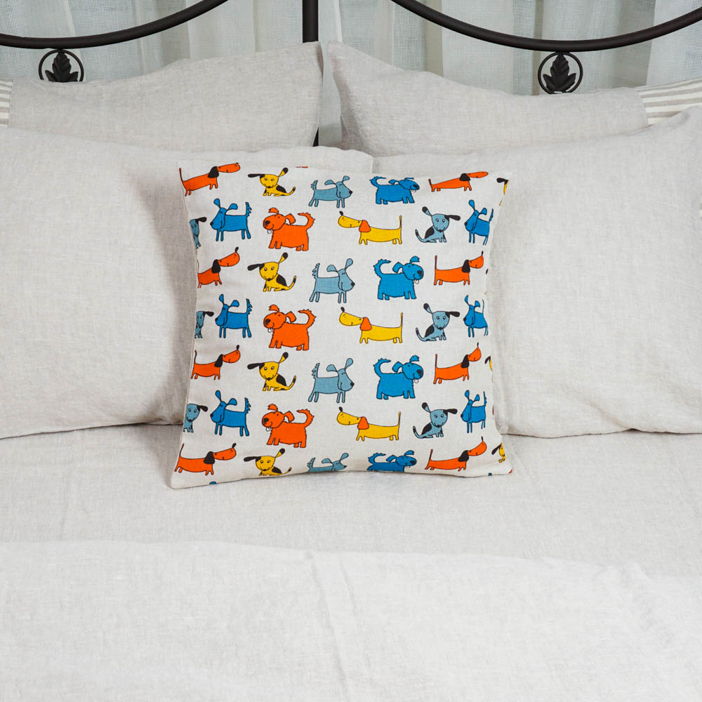 Margo Dogs Print Pillowcase