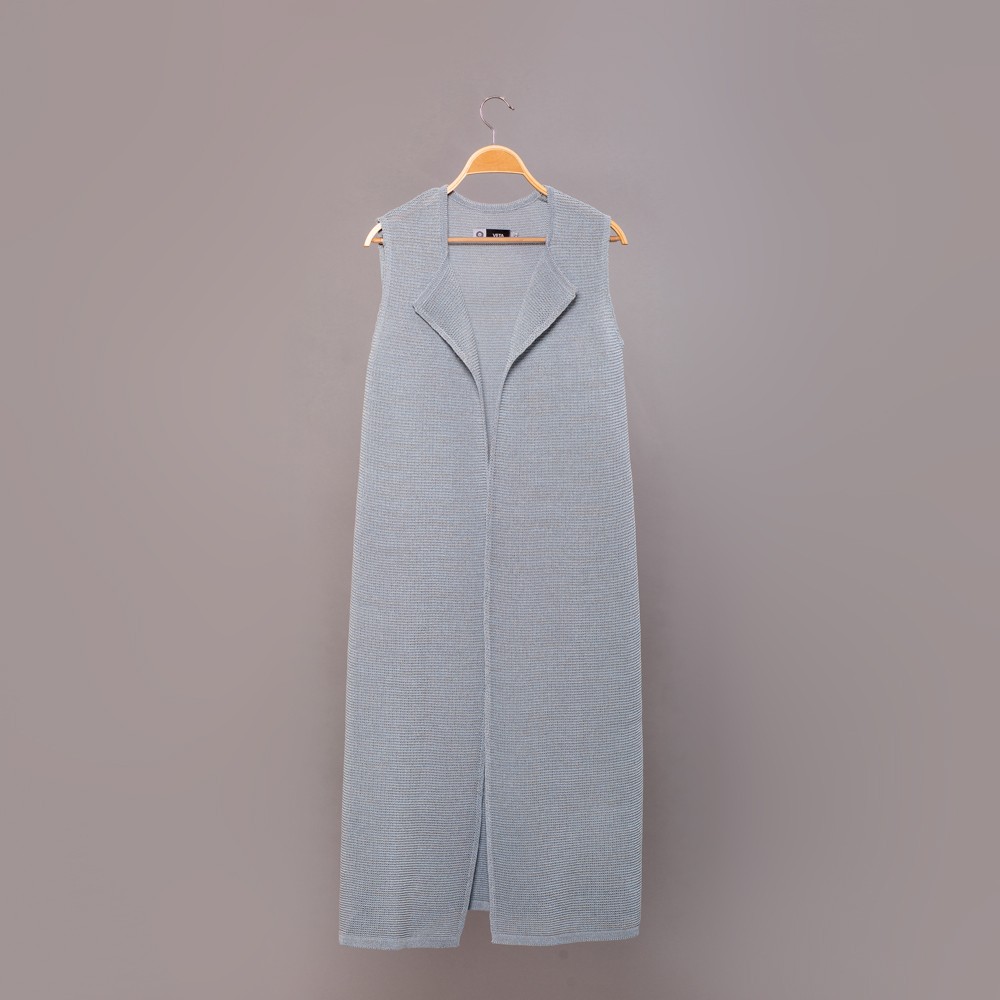 Vt078-Asti-mint-linen-vest (5) Asti вязаный жилет мятно-зеленого цвета
