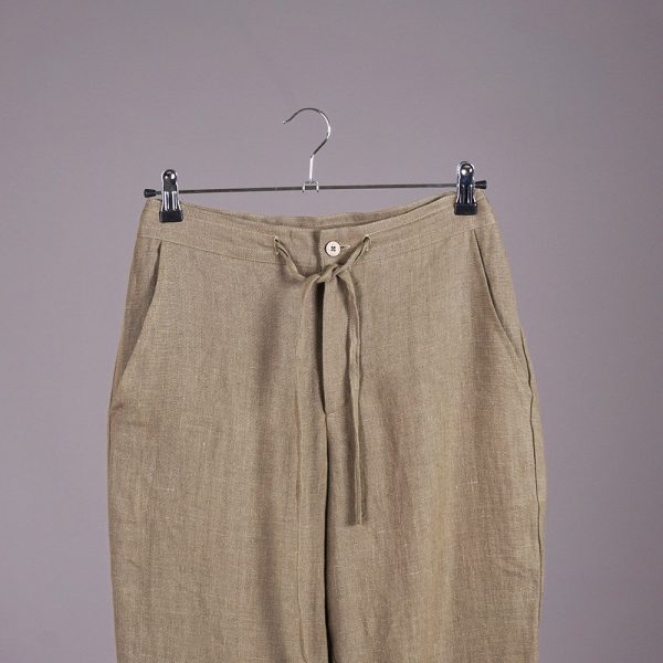 Tomson Pure Linen Trousers khaki