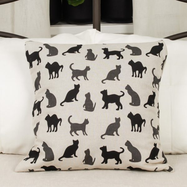 Margo Cats shadows Print Pillowcase