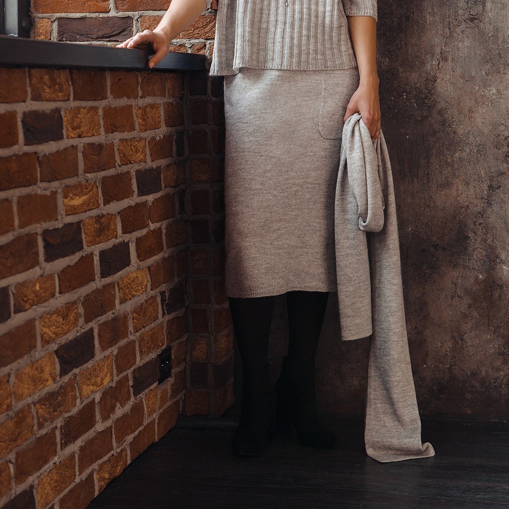 scarf grey Stella suur hall villane sall