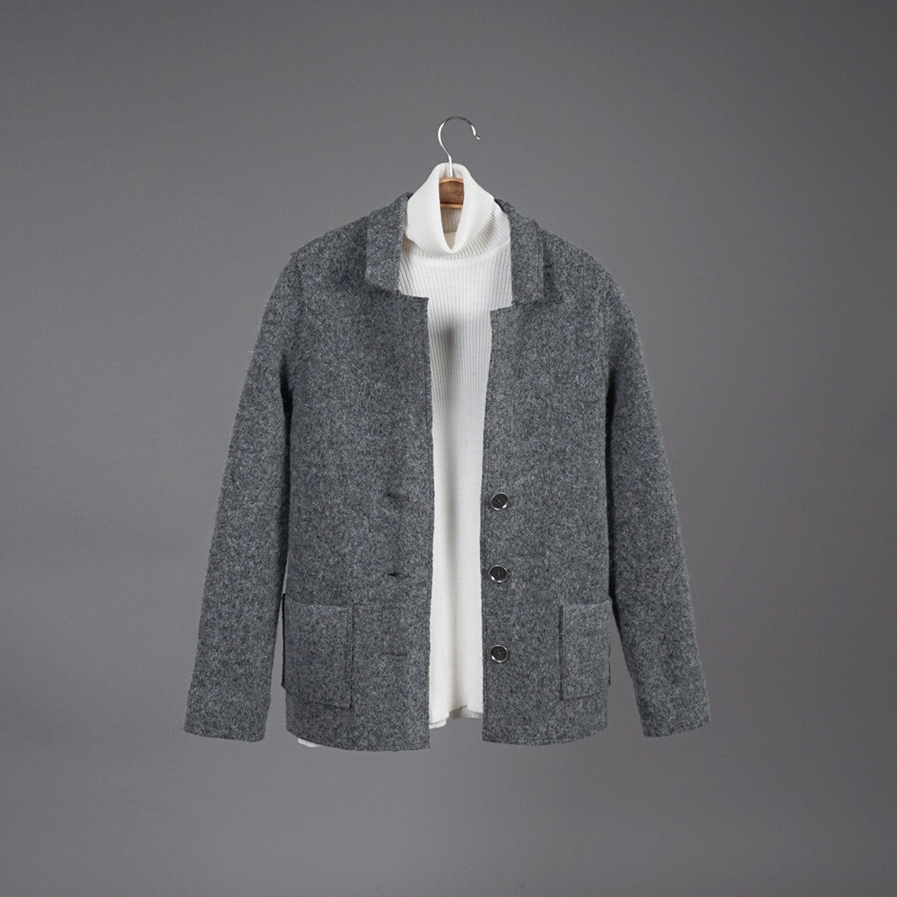 Polina pure wool gray jacket