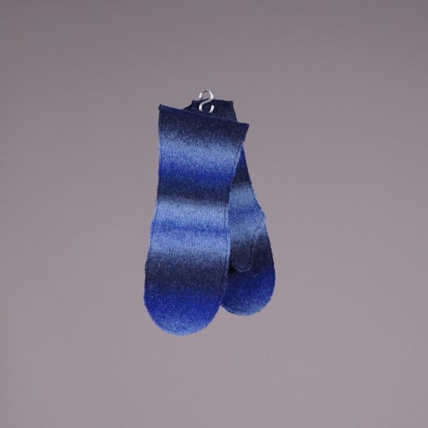 Adelina unisex wool blend mittens blue