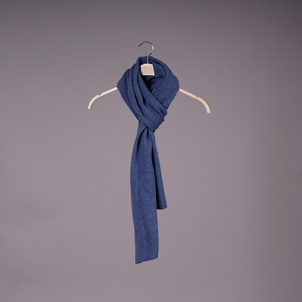 SC114 Stella blue (4) Stella large wool knit blue scarf