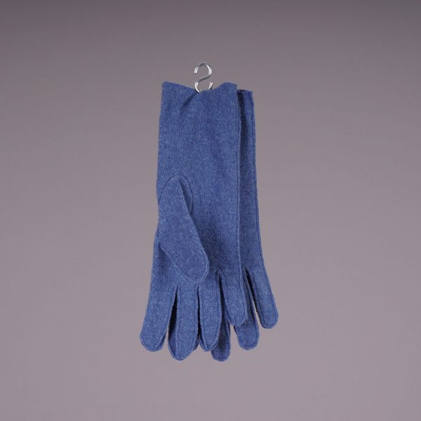 Adelina шерстяные перчатки синего цвета