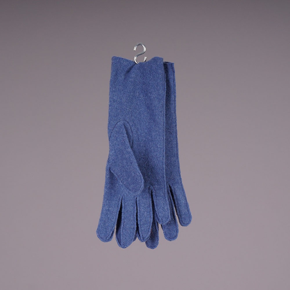 SR008 Adelina blue Adelina wool blend blue gloves