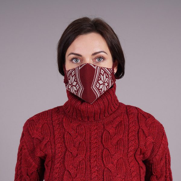 Nordstar bordo knitted reusable mask