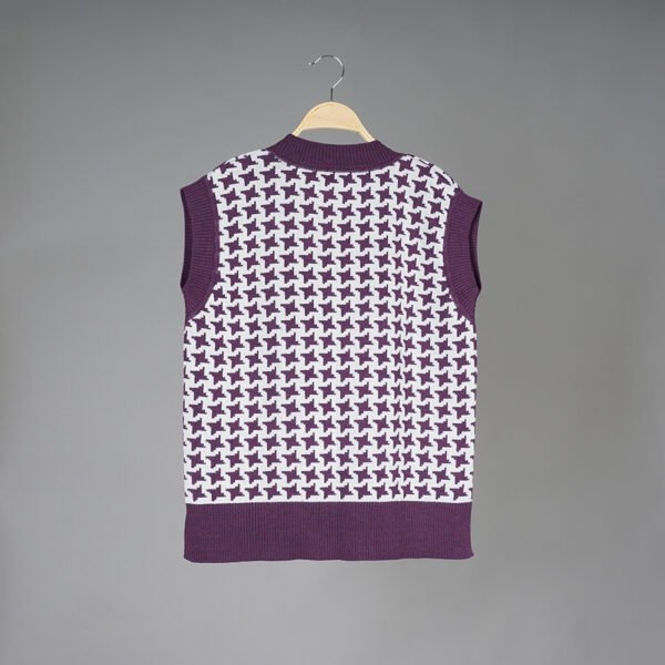 Marta Knit wool vest Lilac