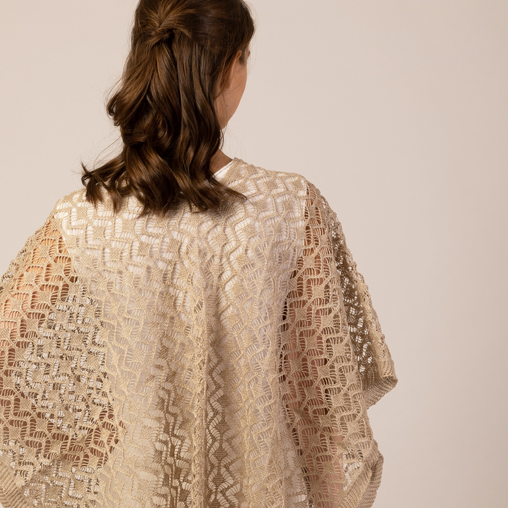 P089-Rowa-Natural-4 Rowa openwork pure linen poncho natural