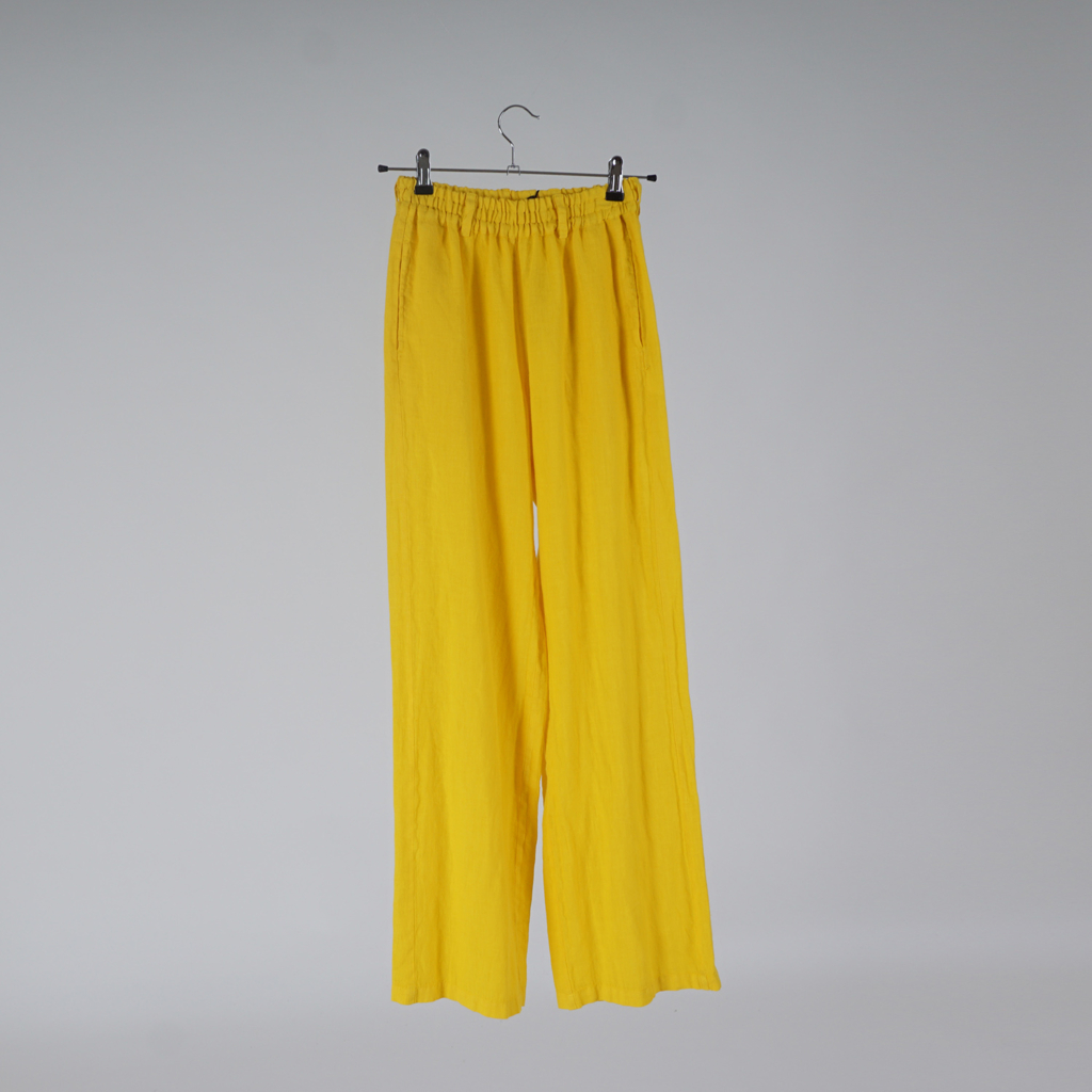 Marju pure linen pants yellow