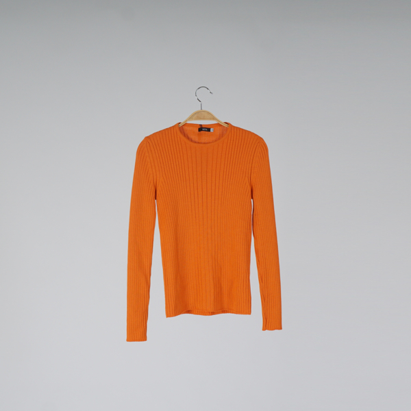 Nino трикотажный пуловер из шерсти оранжевого цвета