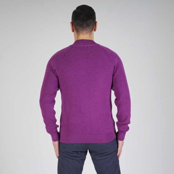 Gustav wool knit pullover lilac
