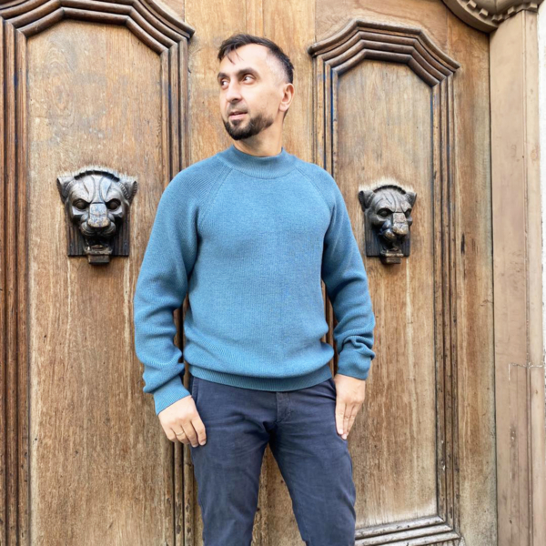 Gustav шерстиной свитер синего цвета