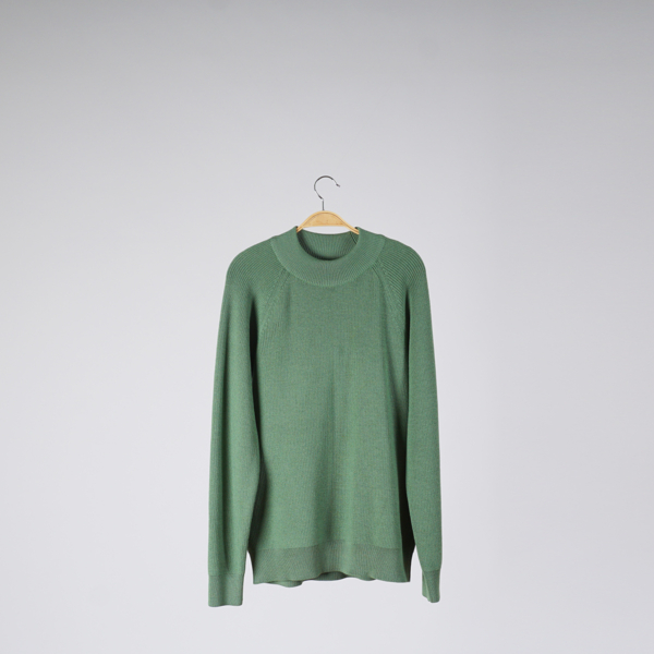 Gustav wool knit sweater green