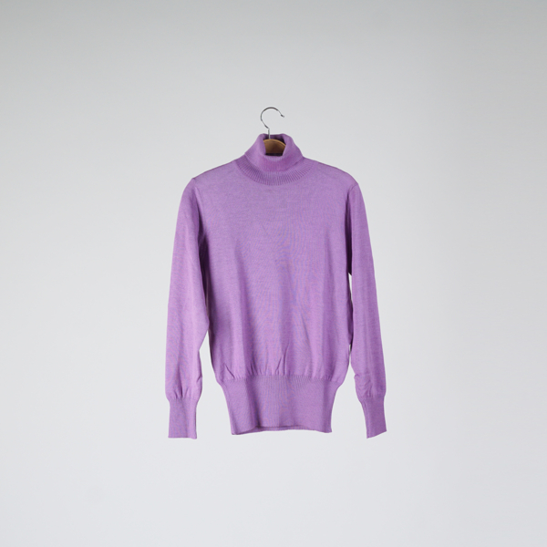 Kleo шерстяной пуловер лилового цвета