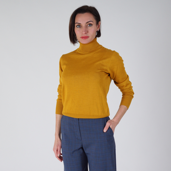 Kleo wool yellow pullover