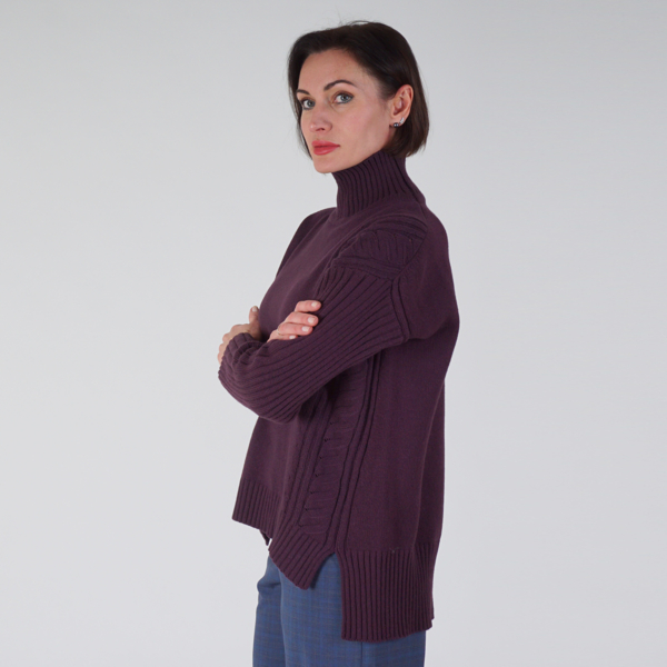 Josefina шерстяной пуловер лилового цвета