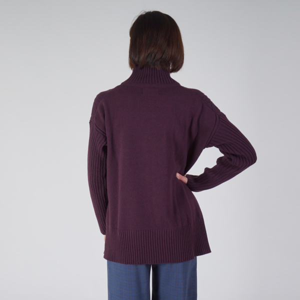 Josefina шерстяной пуловер лилового цвета