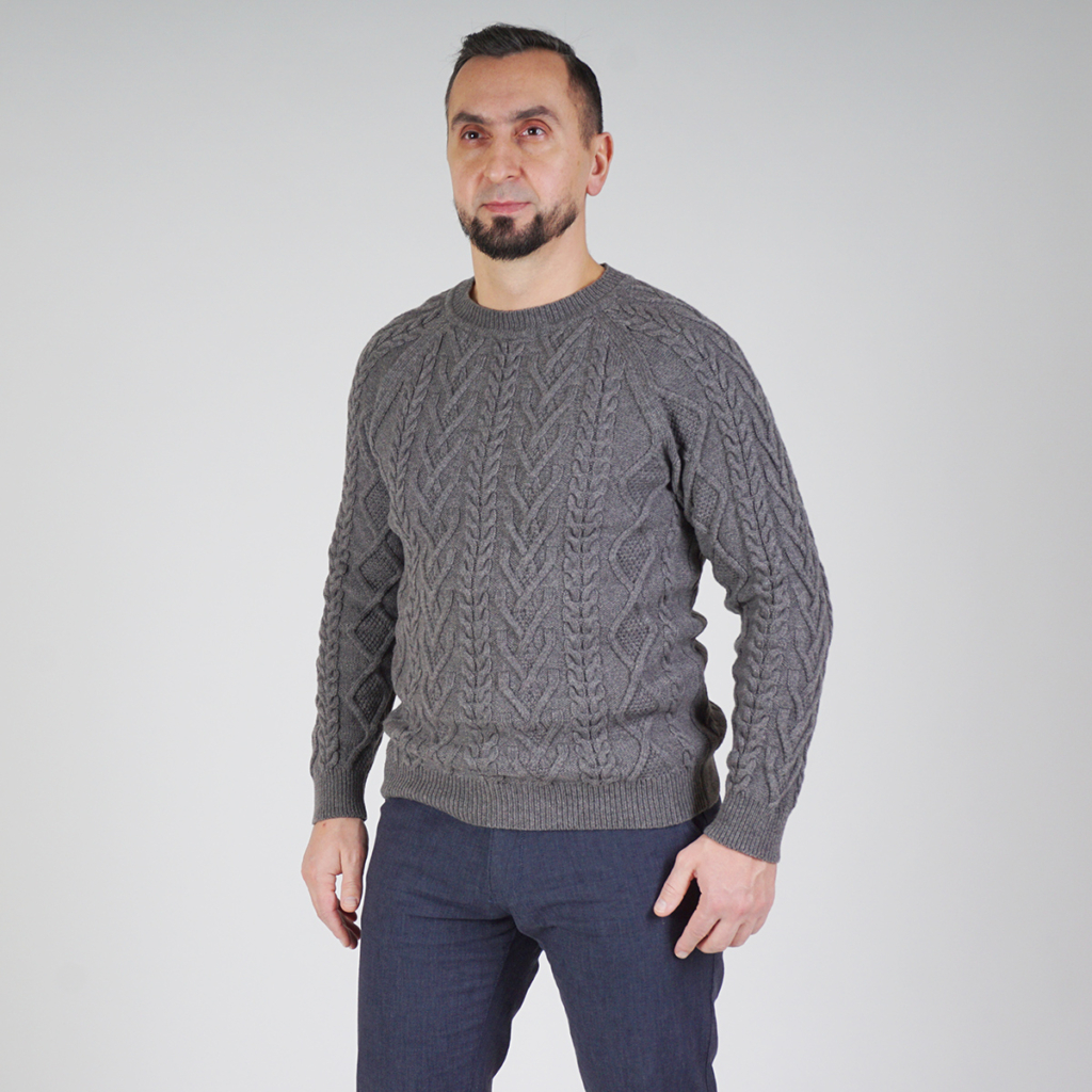 Mateo wool blend gray pullover