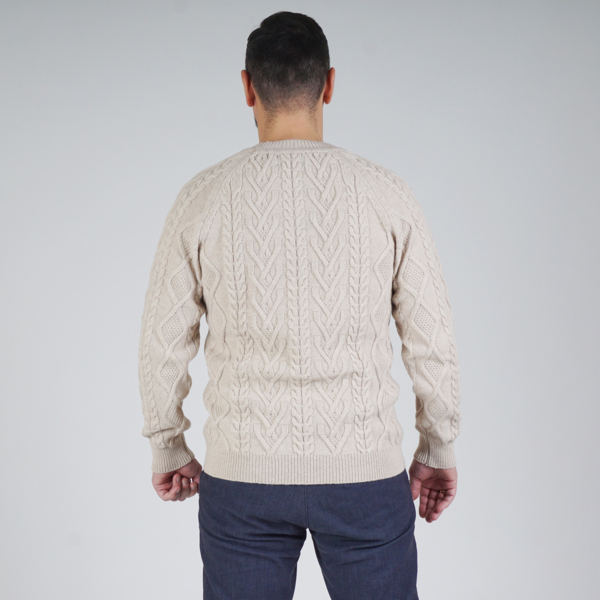 Mateo wool blend beige pullover