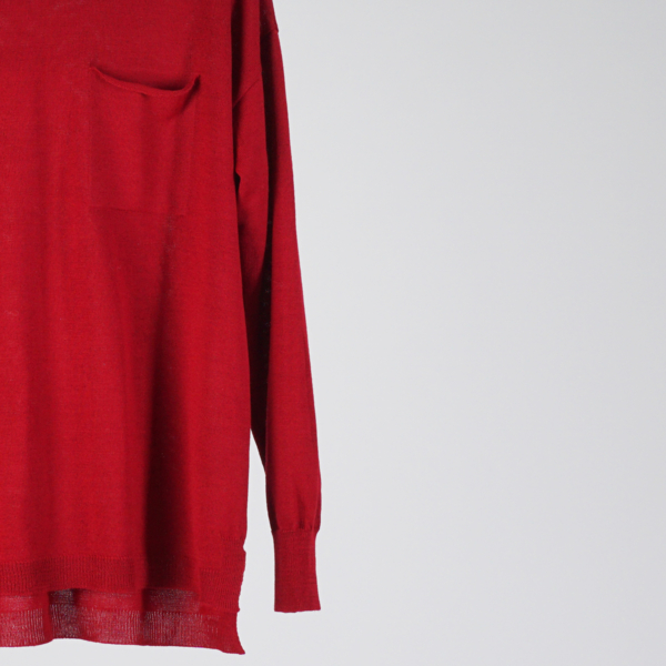 Lana шерстяной пуловер красного цвета