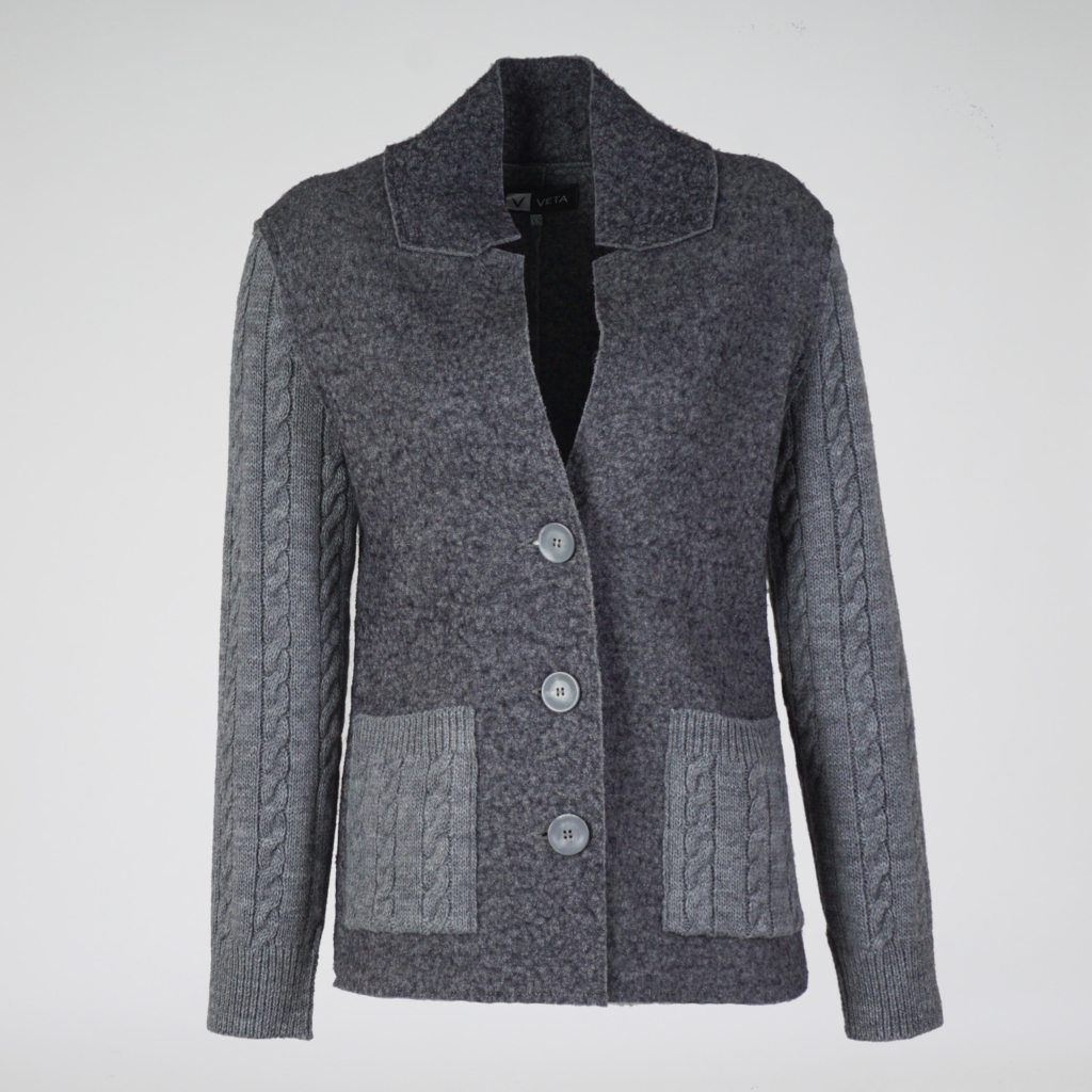 Dalila wool grey jacket