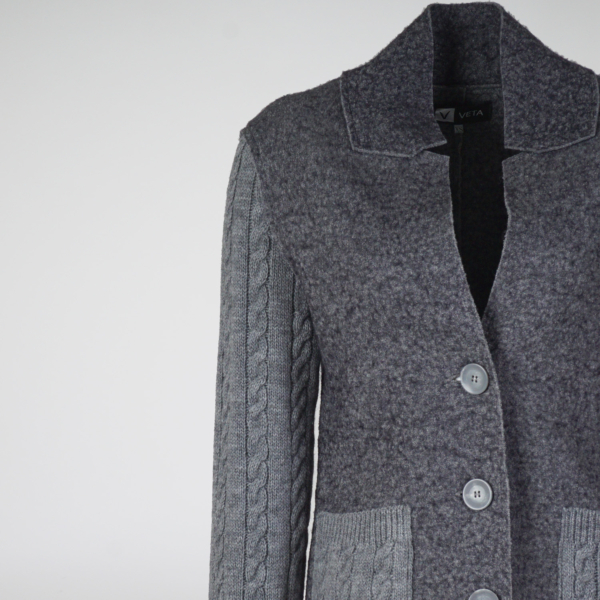 Dalila wool grey jacket