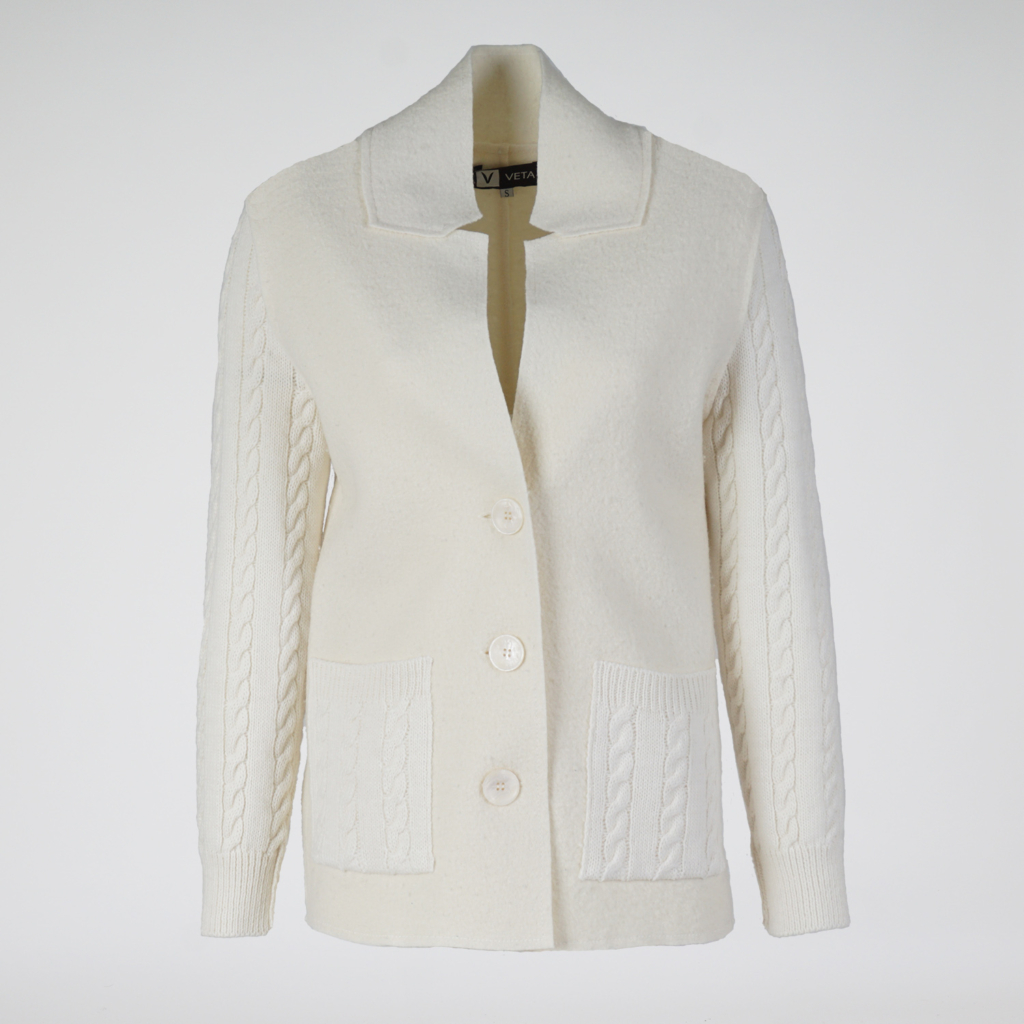 Dalila wool white jacket