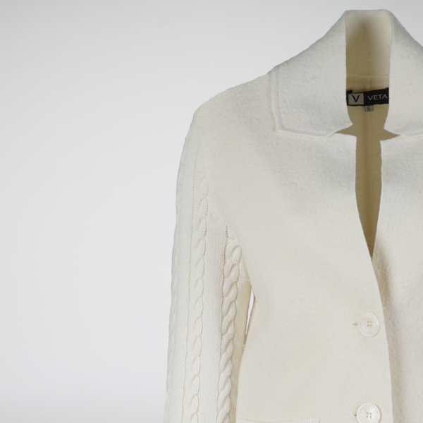 Dalila wool white jacket