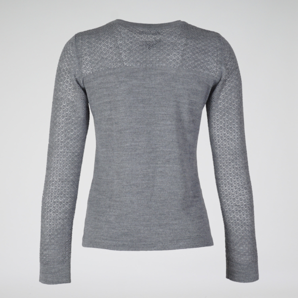 Azaline O-neck grey knit pullover