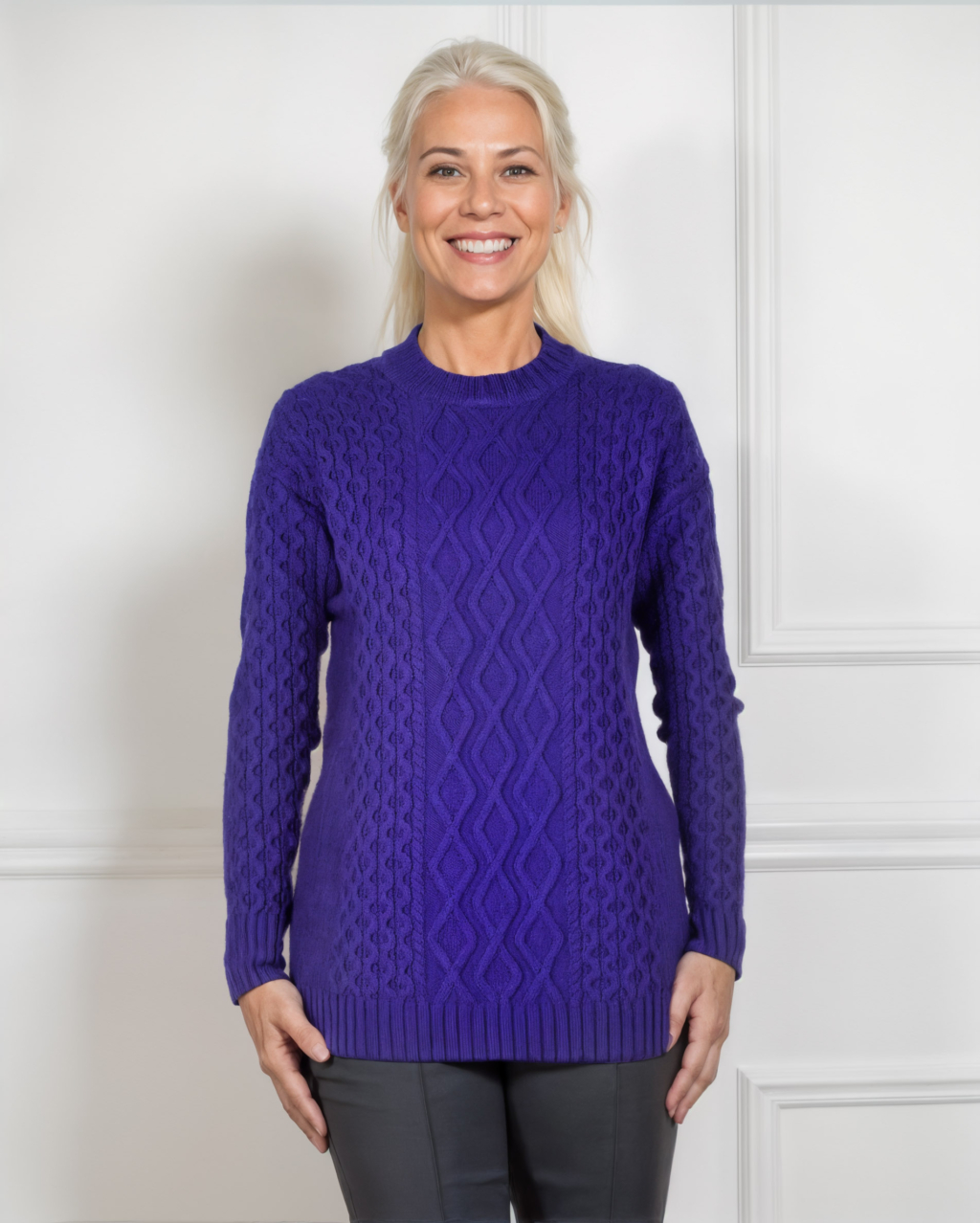 Neris wool lilac pullover