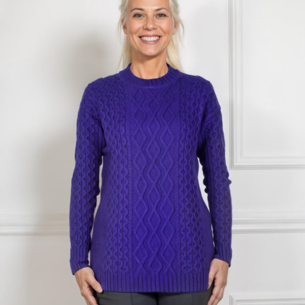 Neris wool lilac pullover