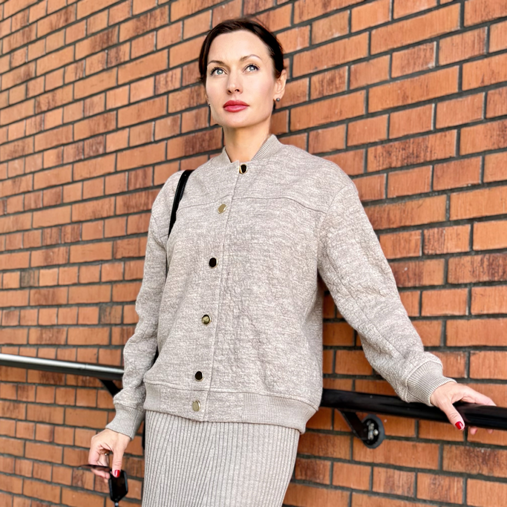 Lola pure wool cardigan beige